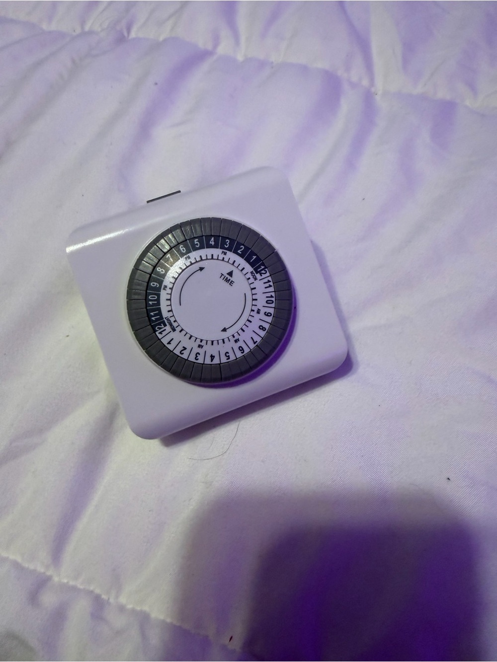 INTERTEK Mechanical Dial Timer Switch in White BRAND NEW